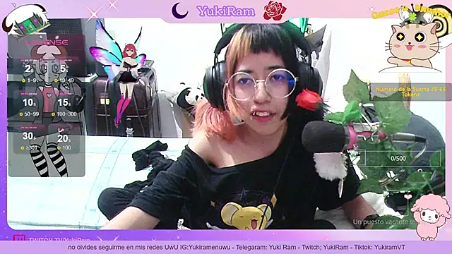 YukiRam online show from 09-10-25, 02:22