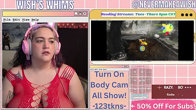 nevermakeawish online show from 07-19-26, 10:19