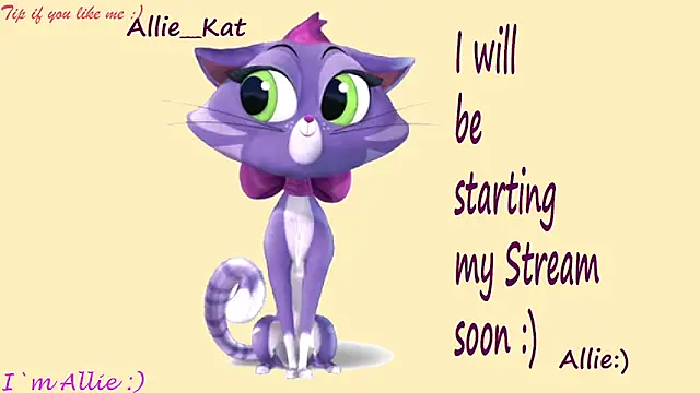 Snapshot of Allie_Kat chatting on 06-14-26, 01:13 Allie Kat online show from 06-14-26, 01:13
