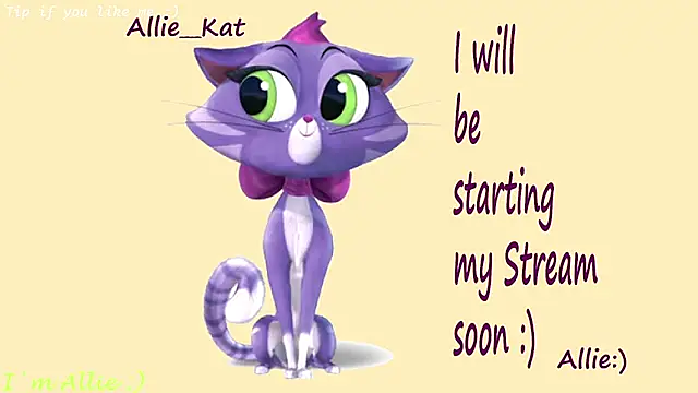 Snapshot of Allie_Kat chatting on 08-08-26, 02:30 Allie Kat online show from 08-08-26, 02:30