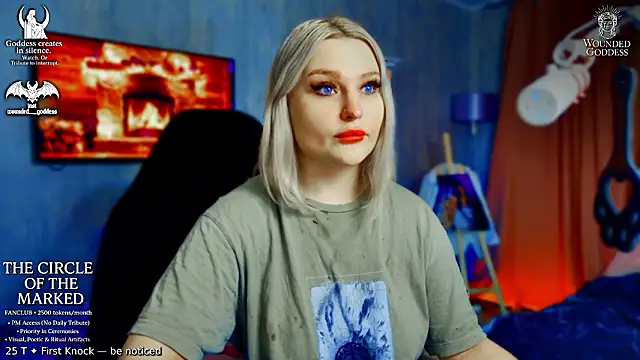 Wounded Goddess  online show from 02-08-26, 06:17