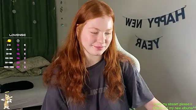 Snapshot of GingerCute chatting on 01-14-26, 12:55 GingerCute online show from 01-14-26, 12:55