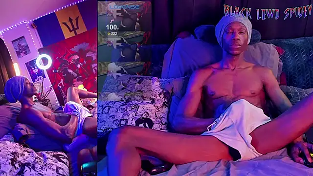 BlackLewdSpidey online show from 03-17-25, 06:18