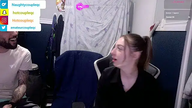 Snapshot of lovecoupleqc chatting on 04-28-26, 06:51 lovecoupleqc online show from 04-28-26, 06:51