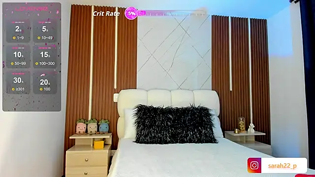 Snapshot of sarah_perez7 chatting on 02-19-26, 01:12 sarah perez7 online show from 02-19-26, 01:12