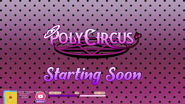 Snapshot of PolyCircus chatting on 04-21-26, 03:13 PolyCircus online show from 04-21-26, 03:13