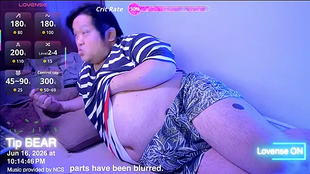 Snapshot of ChubbyBEAR039 chatting on 06-16-26, 01:14 ChubbyBEAR039 online show from 06-16-26, 01:14