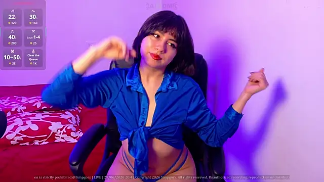 Snapshot of Vesna10 chatting on 06-30-26, 01:23 Vesna10 online show from 06-30-26, 01:23