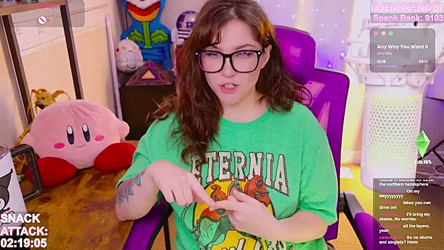 Snapshot of JennKenobi chatting on 03-17-25, 03:40 JennKenobi online show from 03-17-25, 03:40