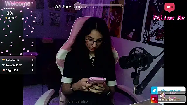 Abysparadise online show from 10-31-25, 03:18