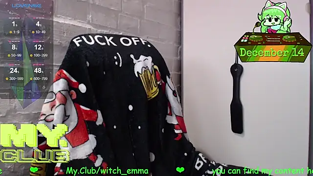 Witch Emma online show from 12-14-25, 09:14