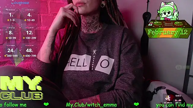 Witch Emma online show from 02-12-26, 07:31