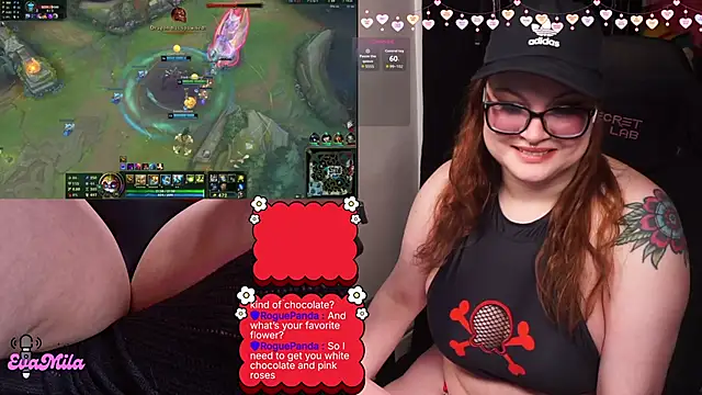 Snapshot of evamila chatting on 02-14-26, 02:30 evamila online show from 02-14-26, 02:30