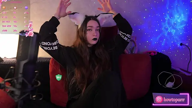 Snapshot of How2Meow chatting on 02-21-25, 05:42 How2Meow online show from 02-21-25, 05:42