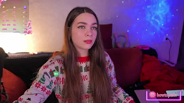 Snapshot of How2Meow chatting on 02-23-25, 05:18 How2Meow online show from 02-23-25, 05:18