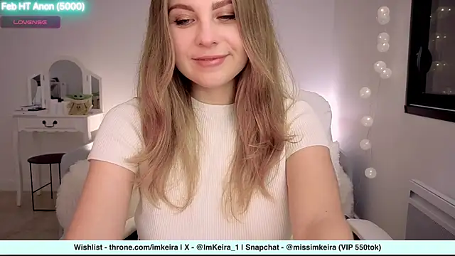 Snapshot of ImKeira chatting on 02-02-25, 08:19 ImKeira online show from 02-02-25, 08:19